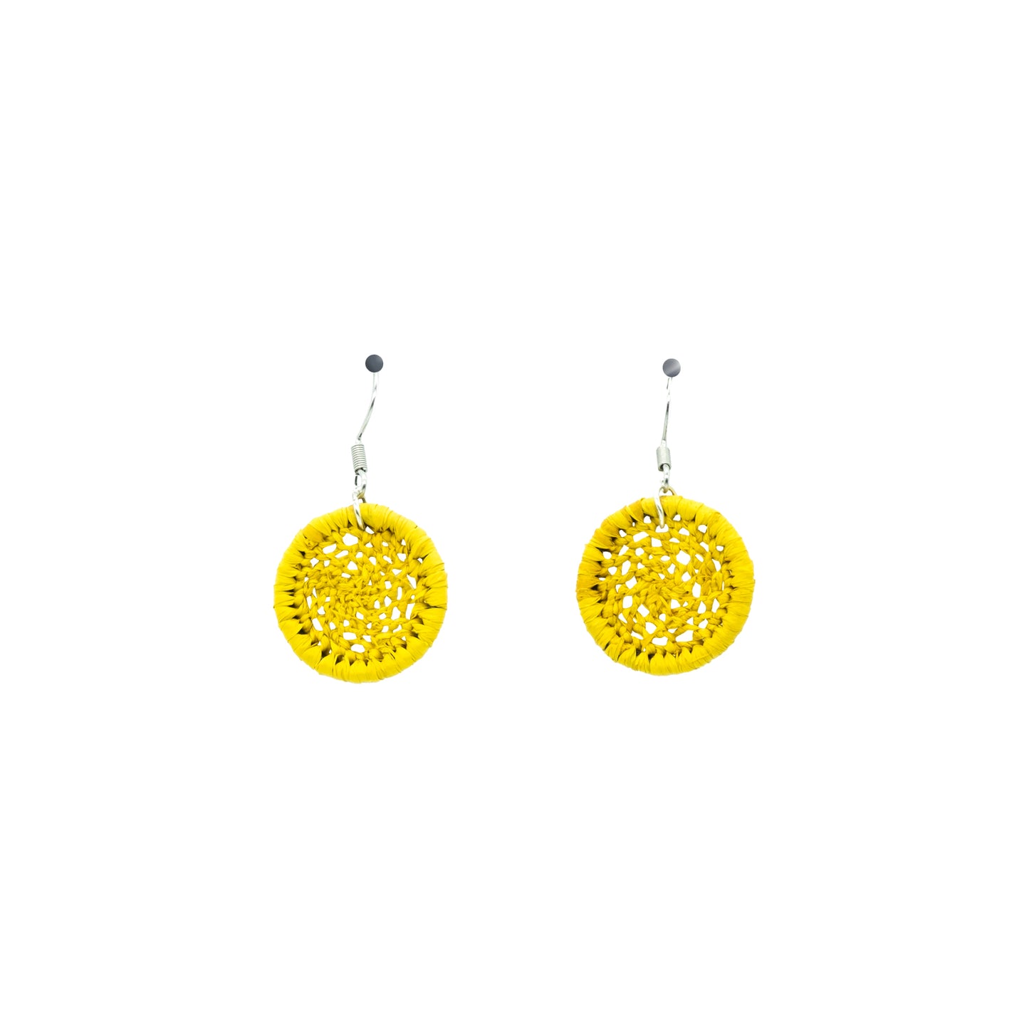 Boucles rafia dentelle petit rond simple DANTELINA