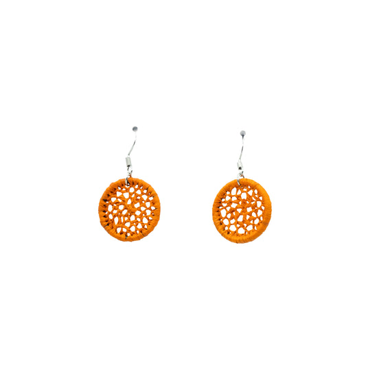 Boucles rafia dentelle petit rond simple DANTELINA