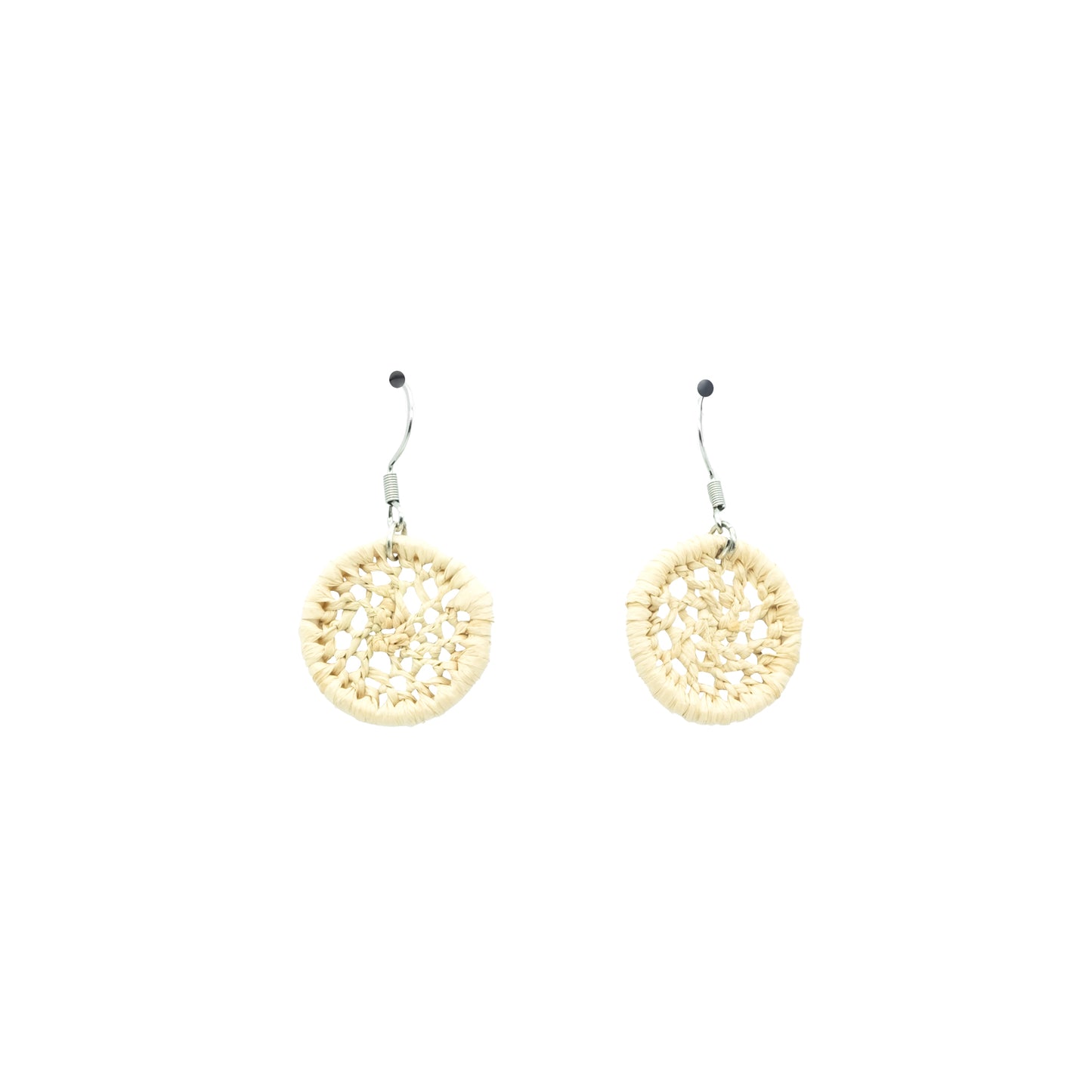 Boucles rafia dentelle petit rond simple DANTELINA
