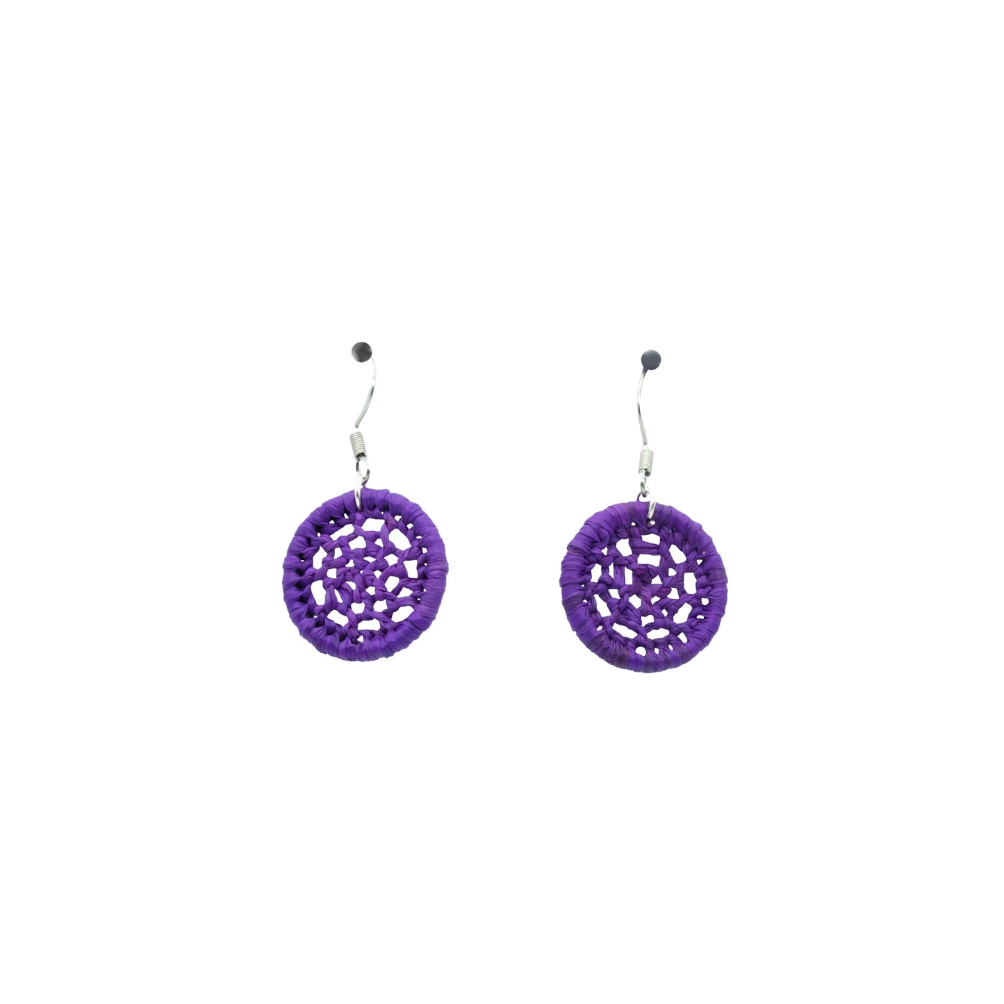 Boucles rafia dentelle petit rond simple DANTELINA