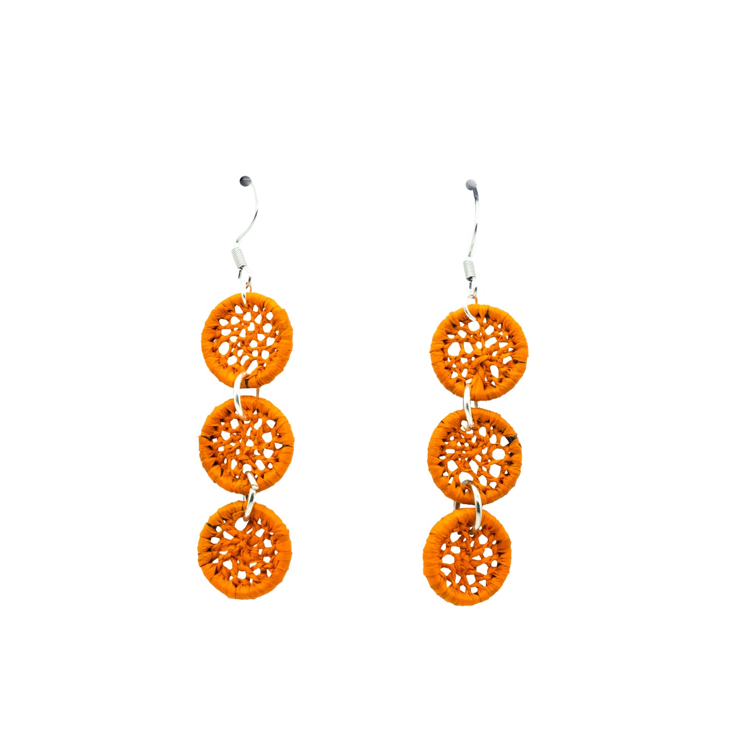 Boucles rafia dentelle petit rond triple TELO