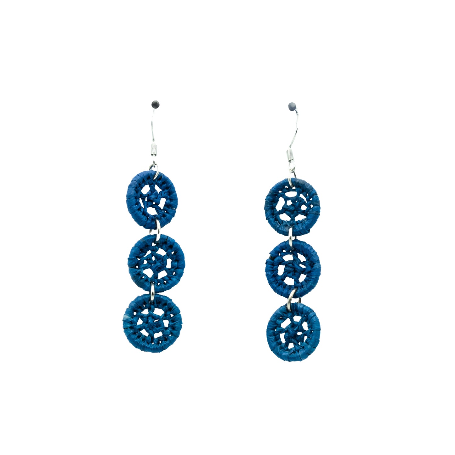 Boucles rafia dentelle petit rond triple TELO