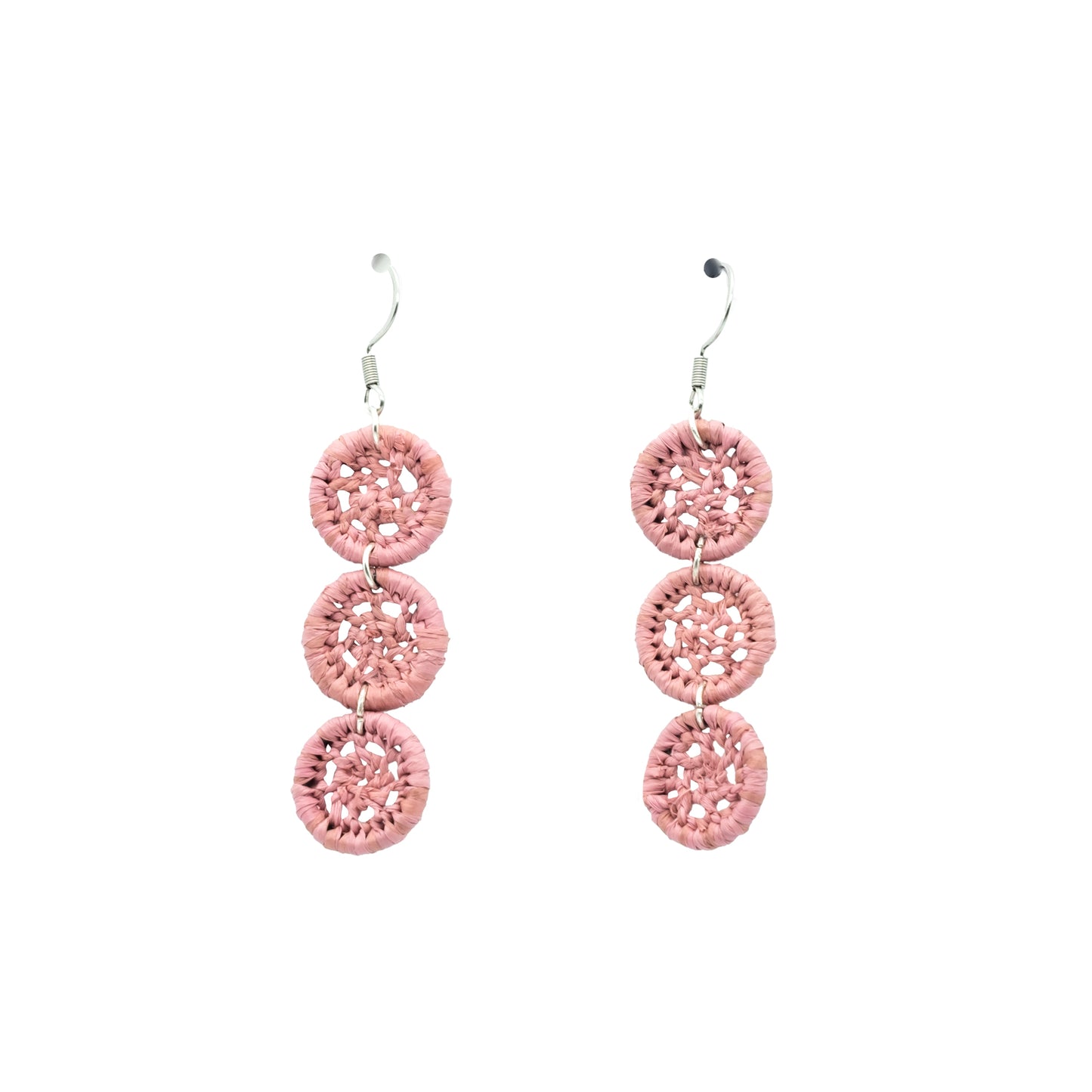 Boucles rafia dentelle petit rond triple TELO