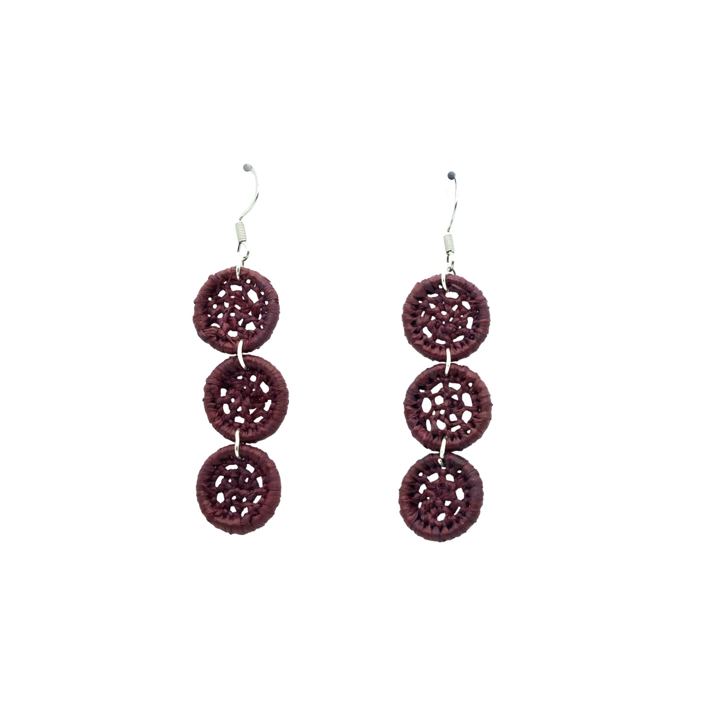Boucles rafia dentelle petit rond triple TELO