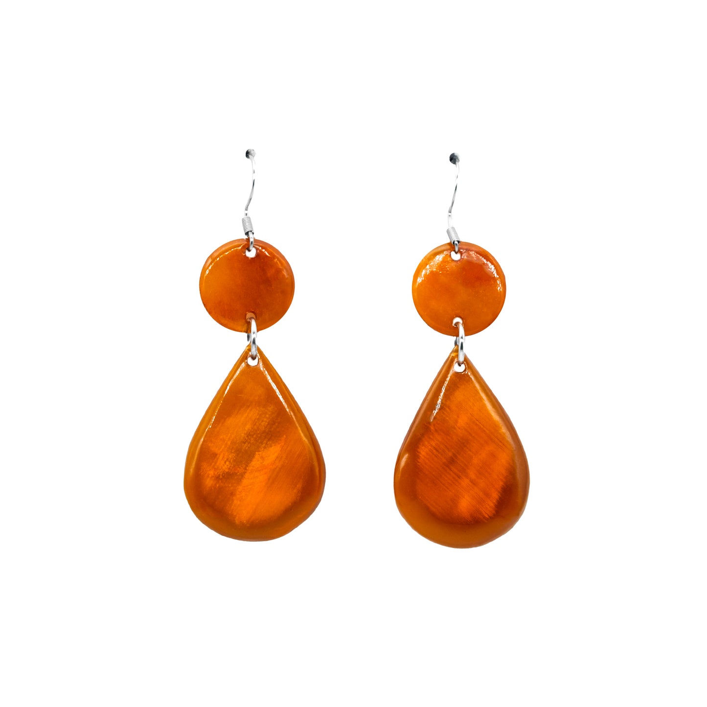 Boucles rond associé goutte d'eau ORANA