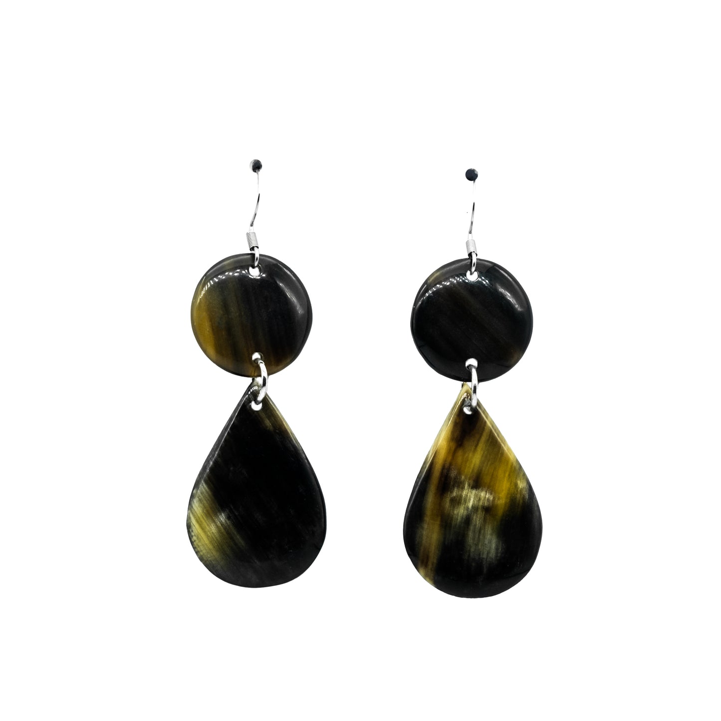 Boucles rond associé goutte d'eau ORANA