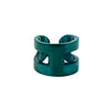 Bague corne rectangle dome ambrée MANGORO
