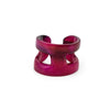 Bague corne rectangle dome ambrée MANGORO