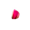 Bague corne triangulaire unie ATSINA