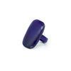 Bague corne rectangle unie VATOVAVY