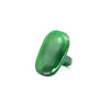 Bague corne rectangle unie VATOVAVY