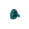 Bague corne rond dome unie MATSIATRA