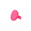 Bague corne disque unie DIANA