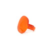 Bague corne disque unie DIANA