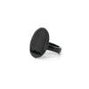 Bague corne disque unie DIANA