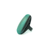 Bague corne rectangle unie VATOVAVY