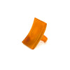 Bague corne rectangle incurvée unie IHOROMBE