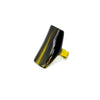 Bague corne rectangle incurvée unie IHOROMBE