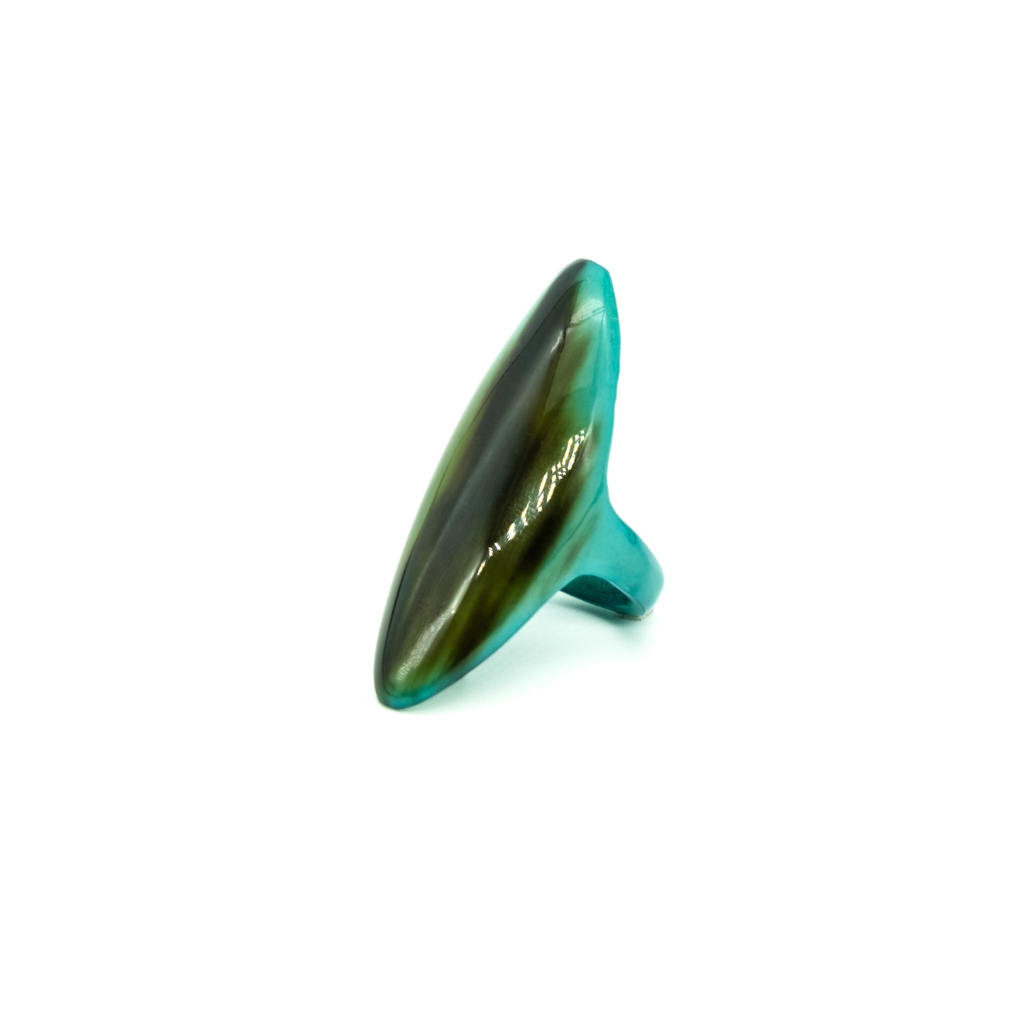 Bague corne griffe unie MELAKY