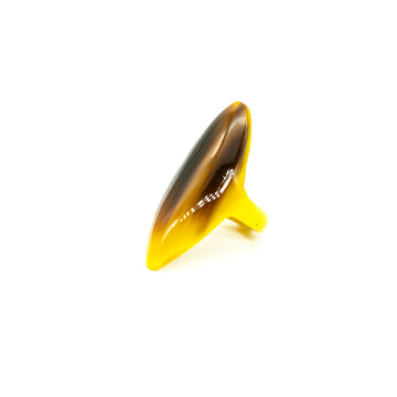 Bague corne griffe unie MELAKY