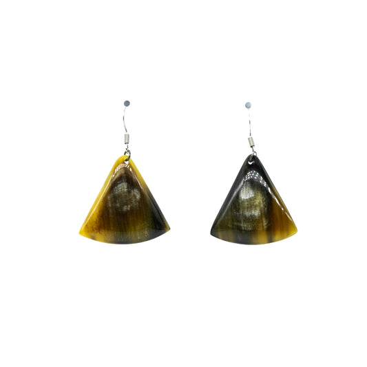 Boucles triangle base arrondie double TANY