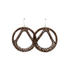 Boucles rafia rondes tour Eiffel TILIKAMBO