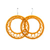 Boucles rafia créole lune STAR