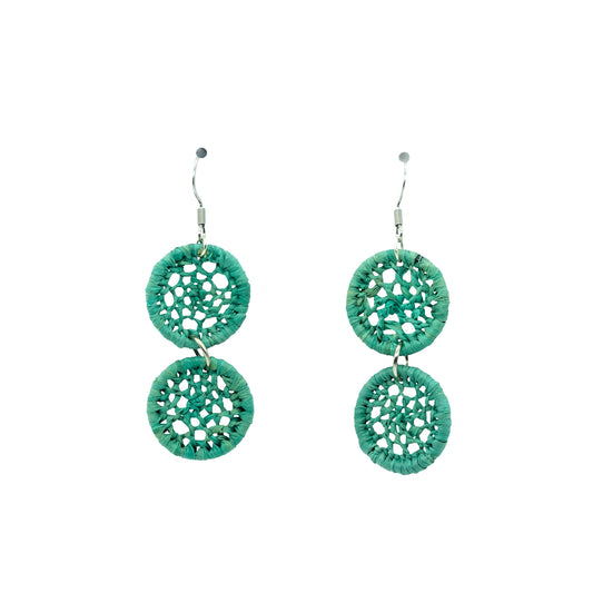 Boucles rafia dentelle petit rond double MASO