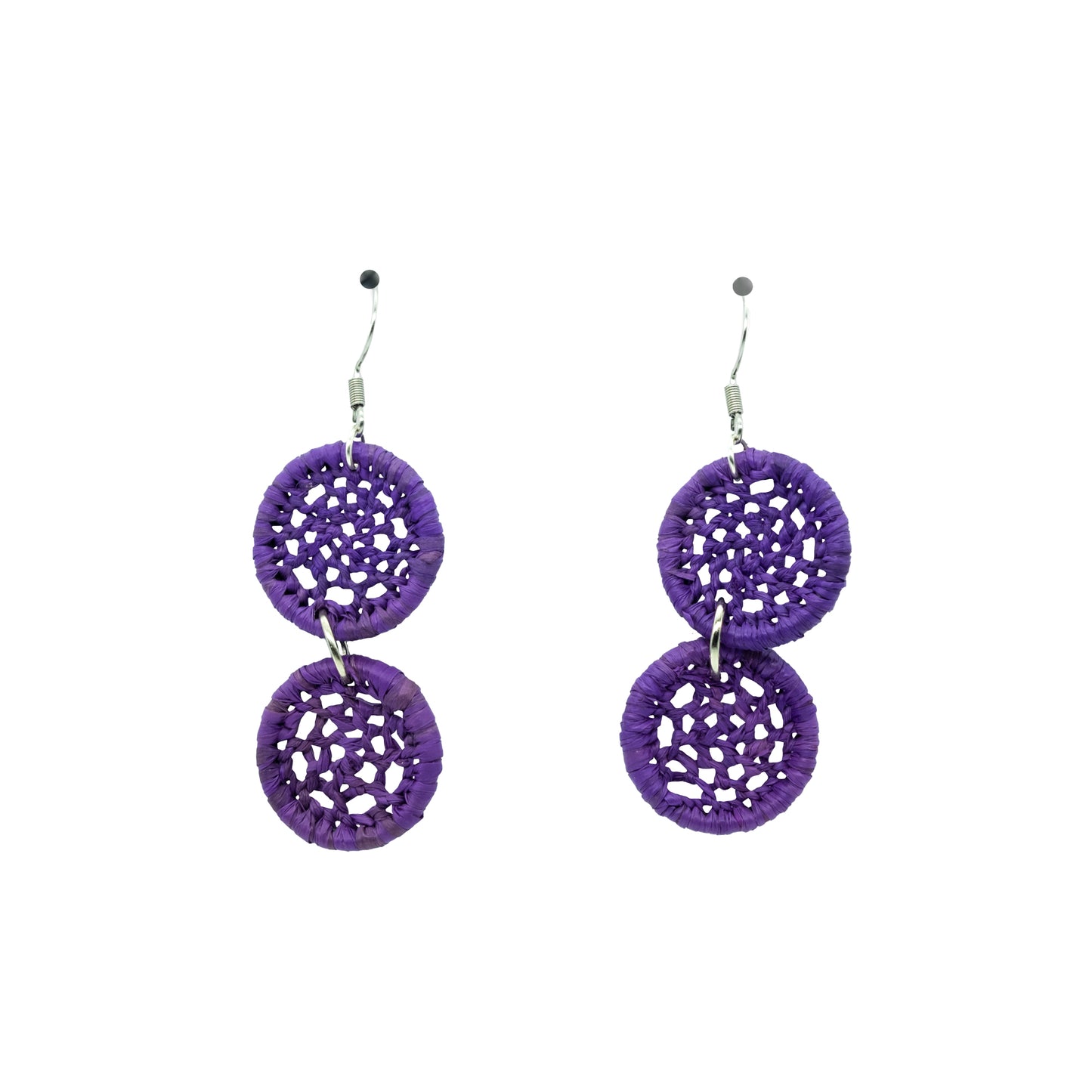 Boucles rafia dentelle petit rond double MASO