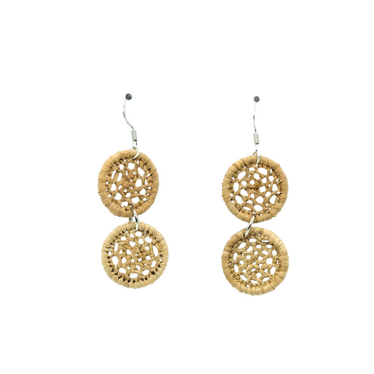 Boucles rafia dentelle petit rond double MASO