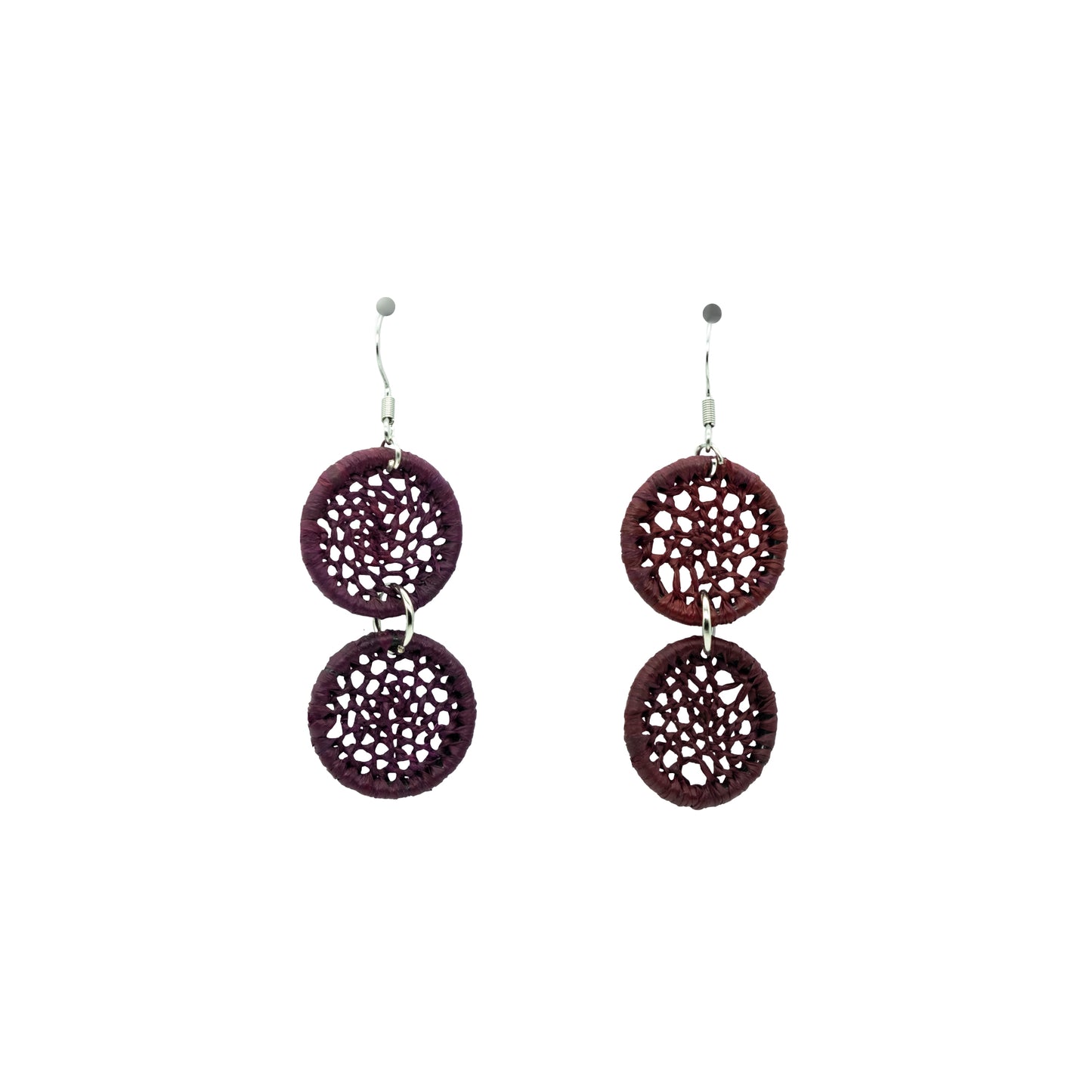 Boucles rafia dentelle petit rond double MASO