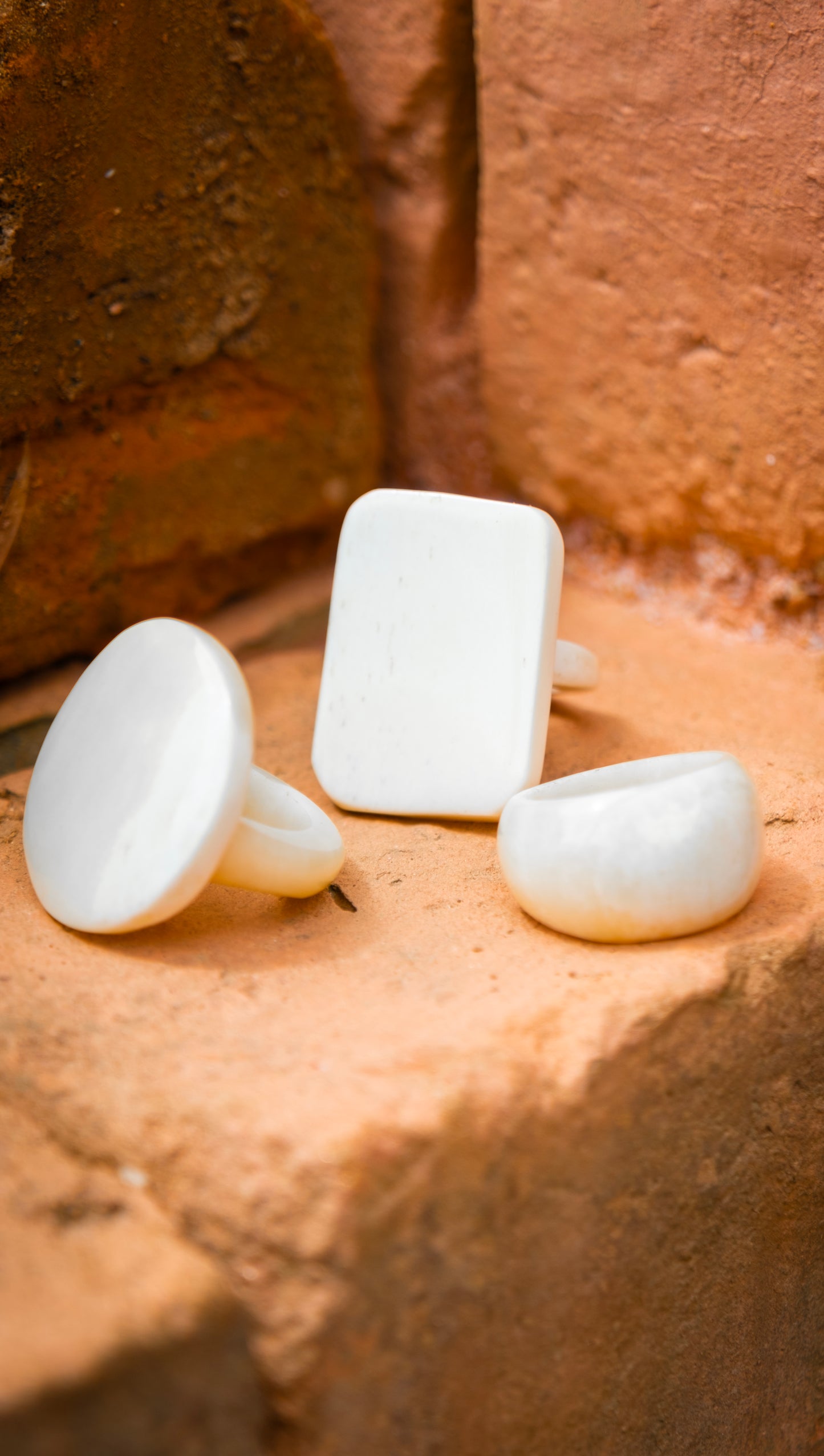 Bague en os ronde ANALA