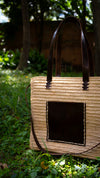 Sac poche carré cuir JIRO