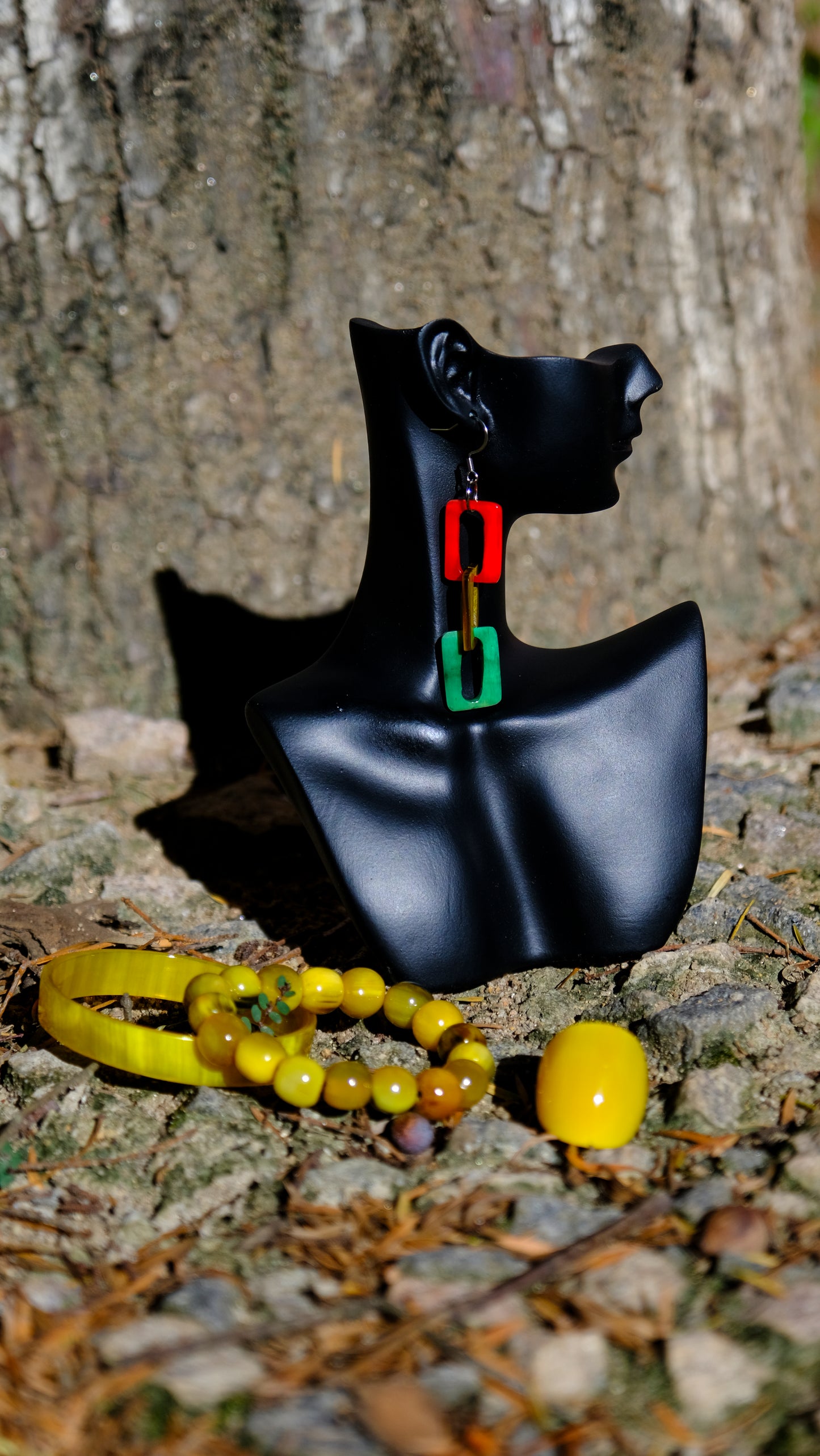 Boucles triple rectangles RIVOTRA