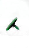 Bague corne rectangle unie VATOVAVY