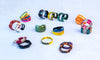 Bracelet manchette M grand ambré