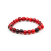 Bracelet perles élastique ambrée SINA