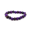 Bracelet perles élastique ambrée SINA