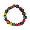 Bracelet perles élastique ambrée SINA