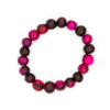 Bracelet perles élastique ambrée SINA